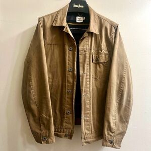 Flint and Tinder Waxed Trucker Jacket - Medium - Field Tan